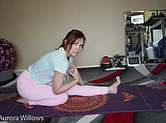 I Guide Her Through Yoga Lesson With Femdom Instructions On Her Big Ass.