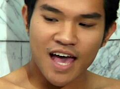 Ever Seen Interracial Fetish Play with Piss and Wax in the Shower?