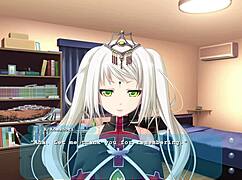 Why is the princess making out with her roommate in the dorm?