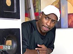 Ebony goddess encounters a powerful figure in a mystical tale