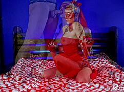 Supergirl sucks Superman's cock deepthroat