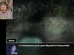 Regret Playing Rpg Game With Cock Handjob And Big Tits