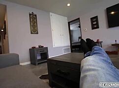 My horny stepmom begs me to pound her inside bedroom