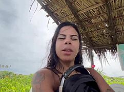 Wow, hit the nudist beach with hot brunettes for wild interracial action!