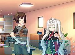 Why is the princess making out with her roommate in the dorm?