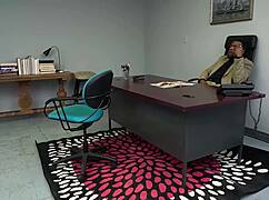 ショートヘアの可愛い子ライリー・ニクソンがローム・マジョーとカジュアルにチャット