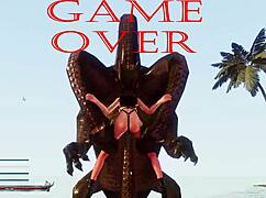 In Sword X Hime, The Game Over Leads To Monster Pussy Edits.