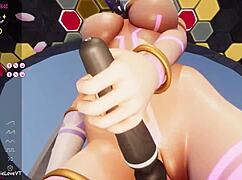 Elfie Love speelt met toys en spuit op stream