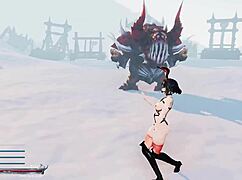 In Sword X Hime, The Game Over Leads To Monster Pussy Edits.