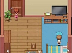 In this hentai game, i fucked her in the bathroom and spied on the school pool, parte 10.