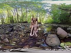 Can Ana Molly And Belle Handle Outdoor Lesbian Fingering To Orgasm? Redheads With Shaved Pussies Climax In Softcore Fun.