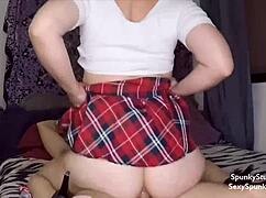 Teen Student Rides Teacher's Big Cock Anal Lesson