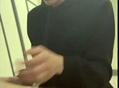 I Saw A Guy Jerking Off And Couldn't Resist Giving Him A Blowjob.