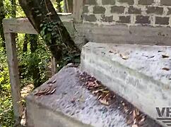 Stepsister DELIVERS sloppy BLOWJOB and TAKES messy FACIAL