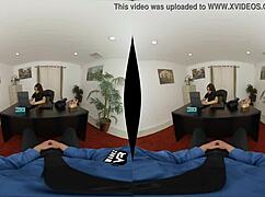 The Big Meat-Ing With Brunette Teen Pornstar In Office POV