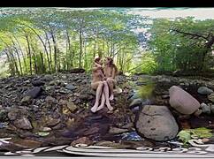 Can Ana Molly And Belle Handle Outdoor Lesbian Fingering To Orgasm? Redheads With Shaved Pussies Climax In Softcore Fun.