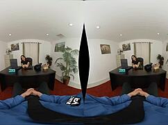 The Big Meat-Ing With Brunette Teen Pornstar In Office POV