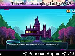 Princess sophia navigates a rich dating adventure in this anime cartoon game