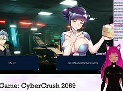 Hey VTuber Lewdneko Cybercrush 2069 ile 1. bölümde azıyor