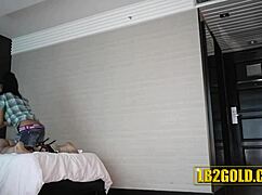 Shemale Strips to Seduce Lover 😈