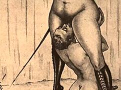 vintage erotic drawings come to life in detail