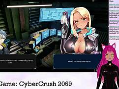 Hey VTuber Lewdneko Cybercrush 2069 ile 1. bölümde azıyor