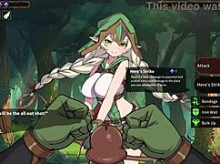elves impregnated in fantasy hentai game part three