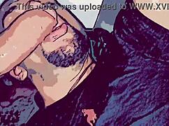 Gay animation fucks passive slut's mouth with big thick cock