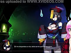 Mirror Reflections in 3D Cartoon Anime Game