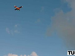 tushy good girl talia meets stranger for intense outdoor anal. she takes fingering and cum in mouth.