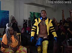 X men strip naked for milfs in outdoor orgy