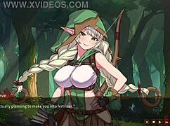 elves impregnated in fantasy hentai game part three