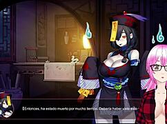 Mirror Reflections in 3D Cartoon Anime Game