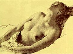 Vintage Erotic Illustration With Retro Anime Style