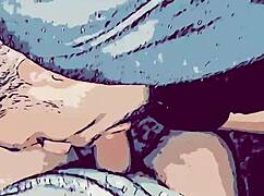 Гей анимация трахает пассивную шлюшку в рот большим толстым членом