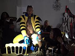 X men strip naked for milfs in outdoor orgy