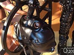 queen dominatrix frida explores bdsm fetish with chastity cage