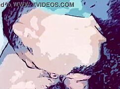 Gay animation fucks passive slut's mouth with big thick cock