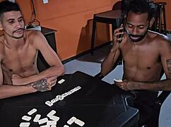 Umm, Brazilian beauty swallowing that huge rod, makin’ it rock hard to pound!