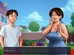 milf flaunts big ass in summertime saga episode