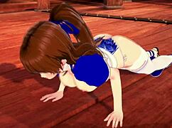 Kasumi gets wild in uncensored 3D hentai sex action