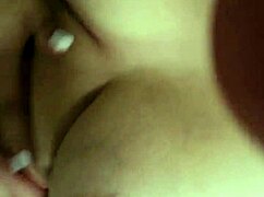 me and my friend get naked and have fun with big tits and creampie