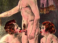 Vintage Erotic Drawings Bring Retro Passion to Life Today