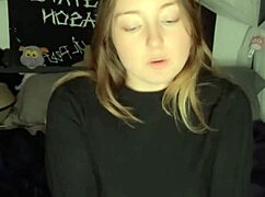 Dildo sucking and pussy play leading to big clit orgasm