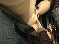 in resident evil hentai, the monster says, 'feel this!' while fucking the anime girl.