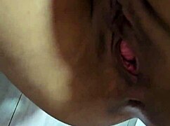 me and my friend get naked and have fun with big tits and creampie