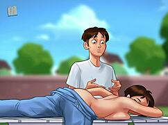 milf flaunts big ass in summertime saga episode