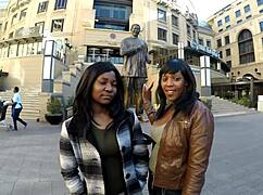 so these african lesbians started flirting in a taxi, then ate pussy in the bedroom