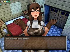 alex, your tight pussy gets double creampie in hornycraft