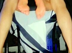 When alone, my neighbor bangs me with his huge rod until I squirt.